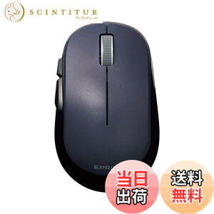 �y���������z�G���R�� �}�E�X ���C�����X (���V�[�o�[�t��) M�T�C�Y 5�{�^�� (�߂�E�i�ރ{�^������) BlueLED EPRIM �u���b�N M-DY13DBXBK