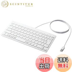 �y���������z�G���R�� �L�[�{�[�h �L�� �p���^�O���t �~�j�L�[�{�[�h �z���C�g TK-FCP096WH