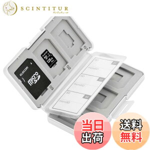 �y���������z�G���R�� �������J�[�h�P�[�X SD �P�[�X �v���X�`�b�N SD6�� + microSD6�����[ �z���C�g CMC-SDCPP12WH