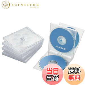 �y���������z�G���R�� DVD BD CD�P�[�X �v���P�[�X �W���^�C�v 4�����[ 5���p�b�N �N���A CCD-JSCNQ5CR