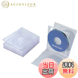 �y���������z�G���R�� DVD BD CD�P�[�X �v���P�[�X �W���^�C�v 2�����[ 5���p�b�N �N���A CCD-JSCNW5CR