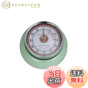 �y���������z�_���g��(Dulton) �L�b�`���p�i �L�b�`���^�C�}�[ �E�B�Y �}�O�l�b�g �~���g�O���[�� ����30x���a70mm KITCHEN TIMER WITH MAGNET M.GREEN 100-189MG