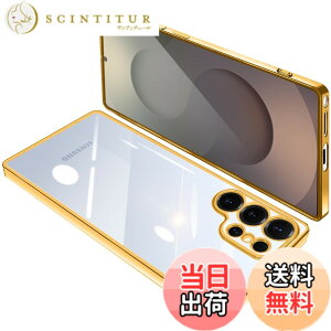 �y���������zSamsung Galaxy S25 Ultra �P�[�X �N���A SC-52F SCG32 �J�o�[ �M�����N�V�[S25Ultra ���� �X�}�z�P�[�X �ϏՌ� �y�� ���b�L���H TPU ���^ �X�g���b�v�z�[���t�� ����~�� �����h�~�i�S�[���h