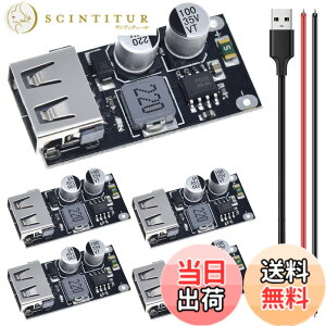 �y���������zDAOKAI 5 �� 6-32V 9V 12V 24V ���� 5V 3A �����[�d���W���[�� USB QC3.0 QC2.0 DC-DC �~���R���o�[�^�[ �X�e�b�v�_�E���}���[�d���H��� USB �P�[�u���t�� 24AWG ���C���[