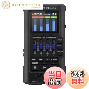 �y���������zZOOM �Y�[�� R4 �|�[�^�u���}���`�g���b�N���R�[�_�[ �u���b�N �� 32bit�t���[�g�I�[�f�B�I�Ή� 4�̃I�[�f�B�I�g���b�N��BOUNCE�g���b�N �I�[�o�[�_�r���O �}�C�N�M�^�[���̊y��