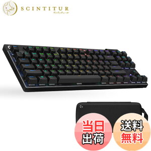 �y���������zLogicool G PRO X TKL LIGHTSPEED ���C�����X �Q�[�~���O�L�[�{�[�h �e���L�[���X GX�X�C�b�` ���j�A ���J�j�J�� �L�[�{�[�h Bluetooth �É� ���{��z�� LIGHTSYNC RGB ���E���P�[�u�� �u���b�N 