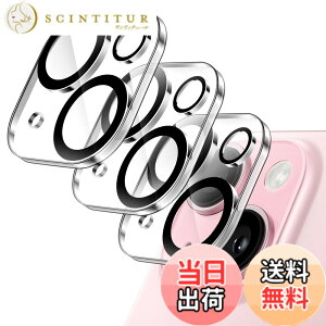 �y���������zJETech iPhone 15 6.1�C���`/iPhone 15 Plus 6.7�C���`�p �J�����t�B���� �����Y 9H�����K���X �����ߗ� �����h�~ ��i�B�e�ɉe���Ȃ� 3���Z�b�g