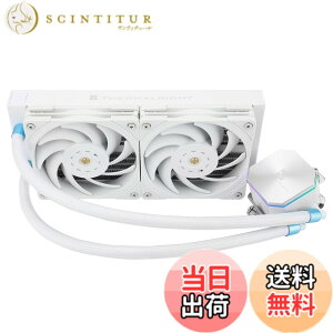 �y���������zTHERMALRIGHT Frozen Edge 240 White PWM�t�@���t���t��CPU�E�H�[�^�[�N�[���[�A240mm�z���C�g�R�[���h���E�d�l�AAMD/AM4/AM5�p�̓����E�H�[�^�[�N�[���[�q�[�g�V���N�A�C���e��LGA1700/1150/1151/1