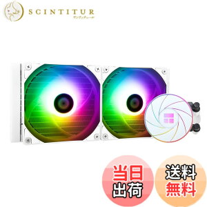 �y���������zThermalright AQUA ELITE 240 WHITE ARGB CPU�t��N�[���[�ACPU��p��T�C�Y240�A120mm PWM�t�@���AS-FDB�x�A�����O�AAMD/AM4/AM5�AIntel LGA1150/1151/1155/1156/1200/2011/1700/1851�Ή�ARGB�I�[���C����������N