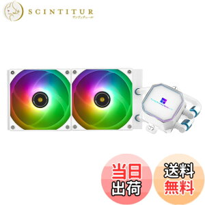 �y���������zThermalright Frozen Prism 240 White ARGB ����CPU�N�[���[�A240��p��T�C�YARGB�A120mm PWM�t�@��x2�AS-FDB�x�A�����O�AAMD/AM4/AM5�AIntel LGA 1150/1151/1200/ 2011/1700/1851�p�I�[���C����������N�[���[