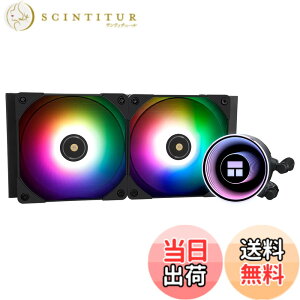 �y���������zThermalright Frozen Notte 240 BLACK ARGB ����CPU�N�[���[�A240mm�u���b�NCPU�N�[���[�d�l�A�_�u��PWM�t�@���AS-FDB V2�x�A�����O�AAMD/AM4/AM5,Intel LGA 1700/1851/1150/1151/1200/2011 �ɑΉ����܂�