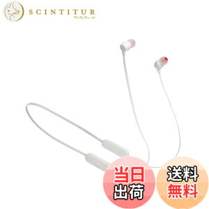 �y���������zJBL TUNE125BT Bluetooth �C���z�� �}���`�|�C���g�Ή�/���C�����X/�}�C�N�����R���t��/USB Type-C�[�d/�}�O�l�b�g���� �z���C�g JBLT125BTWHT