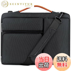 �y���������zLacdo 15.6�C���` 360°�ی� �ϏՌ� �m�[�gPC�p�V�����_�[�o�b�O �X���[�u�P�[�X �Ή� 15-15.6 Acer Aspire 5, Predator Helios, Chromebook, HP Pavilion, ASUS, �m�[�gPC �P�[�X ���� ���������A�u���b�N