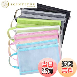 �y���������zsiawadeky �t�@�X�i�[�t�H���_�[ A4 6���� ���d�t�@�X�i�[ �����t�� �ʃt�H���_�[ ���b�V�� �t�@�C���o�b�O PVC �N���A�z���_�[ ���ސ��� �I�t�B�X�p�i �A�N�Z�T���[�ۊ� ����