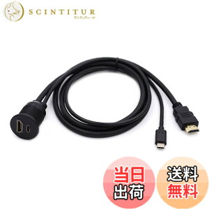 �y���������zNFHK �h�� �h�o USB-C Type-C USB 3.1 & HDMI 4K �����t���b�V���J�[���b�`�}�E���g�����P�[�u�� �_�b�V���{�[�h�p�l���p