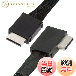 �y���������zNFHK ���p�x 90�x OcuLink PCIe 4.0 PCI-Express SFF-8611 4i to SFF-8611 �f�[�^�A�N�e�B�u�P�[�u�� eGPU SSD 50cm�p