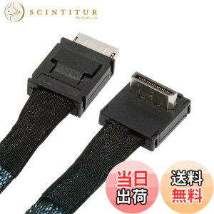 �y���������zNFHK �_�E���A���O�� 90�x OcuLink PCIe 4.0 PCI-Express SFF-8611 4i to SFF-8611 �f�[�^�A�N�e�B�u�P�[�u�� eGPU SSD 80cm�p