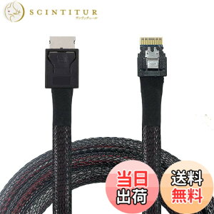 �y���������zNFHK OcuLink PCIe PCI-Express SFF-8611 4i to SFF-8654 �X�������C�� SSD �f�[�^�A�N�e�B�u�P�[�u�� 50cm