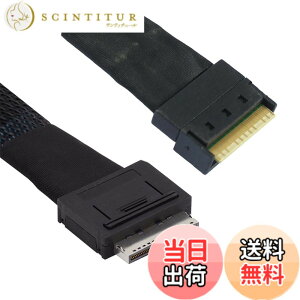 �y���������zNFHK Oculink PCIe PCI-Express SFF-8611 8i ���� SFF-8654 8i 8x �X�������C�� SSD �f�[�^�A�N�e�B�u�P�[�u�� 50cm