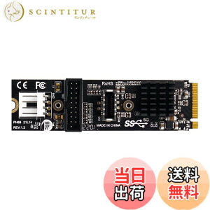 �y���������zNFHK 5Gbps Type-E USB3.1�t�����g�p�l���\�P�b�g�����USB2.0����NVMENGFF M-KeyExpress�J�[�hVL805�}�U�[�{�[�h�p�A�_�v�^�[