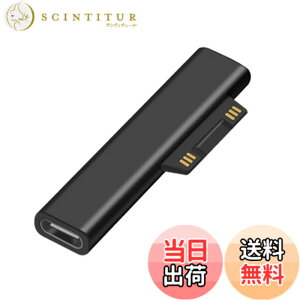 �y���������zNFHK 15V DC�^�C�v-C USB-C Female To Surface Pro7 Pro6 Pro X Go�u�b�N�����A�_�v�^