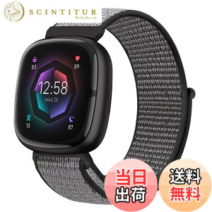 �y���������z[Huamanlou] �R���p�`�u�� Fitbit versa 4/Fitbit versa 3/Fitbit Sense 2 Fitbit Sense �o���h�A�i�C�����X�|�[�c�o���h�u���X���b�g�ʋC�����߉\�Ȍy�ʌ����X�g���b�v���X�g�o���h�A�N�Z�T��