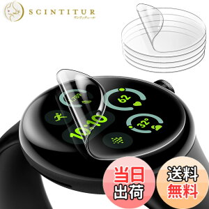 �y���������zJETech Google Pixel Watch 3/2/1 41mm�p �t���ی�t�B���� �����h�~ ���ȏC�� �t���L�V�u��TPU HD�N���A 6���Z�b�g