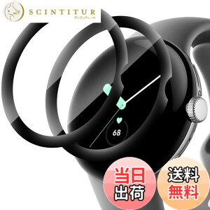 �y���������zMiimall�y3���Z�b�g�zPixel Watch�p�t�B���� PMMA+PC���� Google Pixel Watch/Pixel Watch2��p �X�}�[�g�E�H�b�`�t���ی�t�B���� �w��h�~ �C�A�Ȃ� �����ߗ� �ȒP�\�t �ی�t�B���� Google �O�[