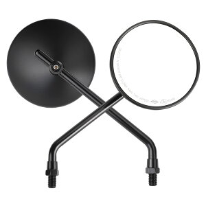 �y���������zKEMIMOTO �o�C�N�~���[ 10mm ���E�Z�b�g �I�t���[�h�~���[ �~�` �ی^ �����~���[ �I�[�g�o�C �O���� �Z���[ �N���X�J�u �n���^�[�J�u �����L�[ MT-07 MT-09 pcx CT125 CRF250L �J���T�L