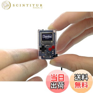 �y���������zTinyCircuits Thumby (�N���A) �����ȃQ�[���@ �v���C�\�ȃv���O�����\�ȃL�[�`�F�[���F �d�q�~�j�`���A STEM�w�K�c�[��