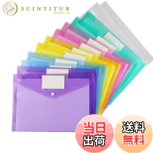 �y���������zsiawadeky �N���A�t�@�C���o�b�O A4 12�� �{�^���� �N���A�z���_�[ �t�@�C�� �P�[�X �t�@�C���o�b�O �h�L�������g�X�g���[�W ���� �h�� ���� ���� ���[�o�b�O �J�o�� ���[�� �����p