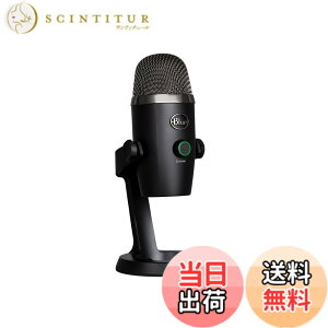 �y���������zLogicool G Blue Yeti Nano BM300BK USB �Q�[�~���O�}�C�N �R���f���T�[�}�C�N Mac PS5 PS4 PC �u���b�N �Q�[�~���O ���� �z�M �}�C�N �X�g���[�~���O �������K�i 2�N�ԃ��[�J�[