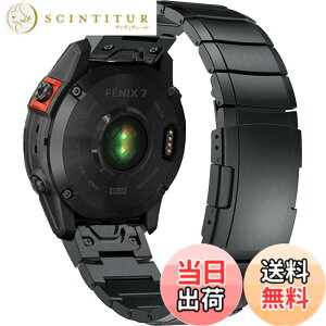 �y���������z[Miimall] �Ή�Garmin Fenix 7/Fenix 7 Sapphire Dual Power/Fenix 6/Approach S62/Fenix 6 GPS �o���h 22mm ���� �X�e�����X �o���h �K�тɂ��� Fenix 7 �x���g ���߉\ �r�W�l�X�� �j���ʗp �����H��t���i