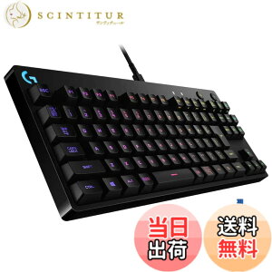 �y���������zLogicool G(���W�N�[�� G) PRO �Q�[�~���O�L�[�{�[�h �e���L�[���X GX�X�C�b�` �N���b�L�[ �L�� ���J�j�J�� �L�[�{�[�h �É� ���{��z�� LIGHTSYNC RGB ���E���P�[�u�� G-PKB-002CK �������K