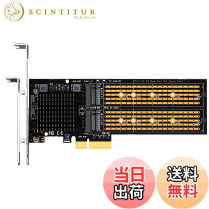 �y���������zGLOTRENDS PA20 2�|�[�g M.2 NVMe - PCIe 3.0 X4�ϊ� �g���J�[�h�APCIe����@�\�Ή��AM.2 NVMe SSD Soft-RAID�Ή��A22110/2280/2260/2242/2230�T�C�Y�Ή�