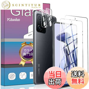 �y���������z�y4���Z�b�g��F�؃��b�N������z2�� FOR Xiaomi 11T / 11T Pro �p�̃K���X�t�B���� + 2�� FOR Xiaomi 11T / 11T Pro �p�� �J���� �t�B���� �T�|�[�g��F�؃��b�N���������^ �����K���X �ی�t