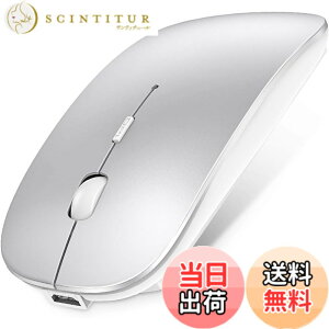 �y���������z���C�����X�}�E�X Bluetooth�}�E�X ���� �����^ �É� �[�d�� �ȃG�l���M�[ 2.4GHz 3DPI���[�h �����x �����^�ѕ֗� iPhone/iPad/Mac/Windows/Surface/Microsoft Pro�ɑΉ� (�V���o�[)