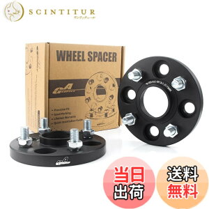 �y���������zGAsupply �b�����C�h�g���b�h�X�y�[�T�[ PCD100 4H ���a54.1 M12XP1.25 ����15mm ���C�g���n�u�����O��� �}�b�g�u���b�N�y2���Z�b�g�z