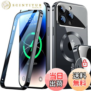 �y���������zRosycover�y�V�����̈�̌^�����Y�E���J�j�J�����b�N�ziPhone 14 Pro Max �p�� �P�[�X Mag-safe�Ή�[360°�S�ʕی�E���ʋ����K���X][�{�̂̐F�ECD Mag-safe�����O]�}�O�Z�[�t ���C�����X�[�d