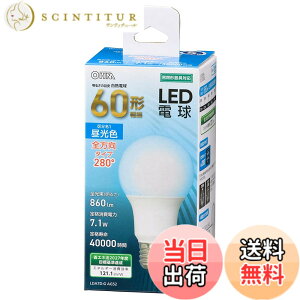 �y���������z�I�[���d�@ LED�d�� E26 60�`���� �����F LDA7D-G AG52 06-4459 OHM