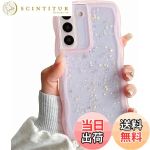 �y���������zQLTYPRI Galaxy S22 �P�[�X �N���A TPU �J�o�[ �E�F�[�u ������� �؍� ���� �E�F�[�u �O���b�^�[ ���� ���^ �y�� �ϏՌ� ����~�� (SC-51C / SCG13) �X�}�z�P�[�X ���C�����X�[�d�Ή� �X