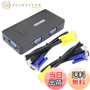 �y���������zCERRXIAN kvm switch VGA KVM �X�C�b�`VGA�ؑ֊� pc�ؑ֊� 2�� usb �؂�ւ��X�C�b�` 2�|�[�g �f�X�N�g�b�v�^�C�v KVM�𑜓x1920X1440 �ш敝500MHz ���j�^�[�A�v�����^�[�A�L�[�{�[�h�E�}�E�X