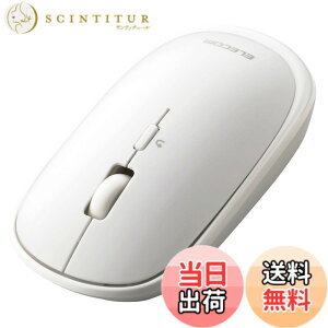 �y���������z�G���R�� ���C�����X�}�E�X Bluetooth Slint M-TM10BBWH/EC ���^ �É� 4�{�^�� �v���[�����[�h�@�\�t Windows Mac Android iOS iPadOS FireOS�Ή� �z���C�g