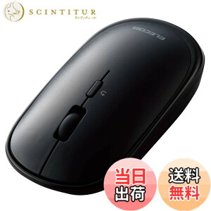 �y���������z�G���R�� ���C�����X�}�E�X Bluetooth Slint ���^ �É� 4�{�^�� �v���[�����[�h�@�\�t Windows Mac Android iOS iPadOS FireOS�Ή� �u���b�N M-TM10BBBK/EC