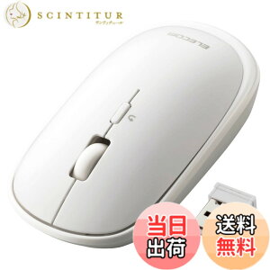 �y���������z�G���R�� ���C�����X�}�E�X ����2.4GHz Slint M-TM10DBWH/EC ���^ �É� 4�{�^�� �v���[�����[�h�@�\�t Windows Mac �Ή� �z���C�g