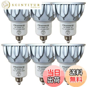 �y���������zFWAYTECH LED�d�� e11 �����F 5W ������Ή� �����F��Ra82 �_�C�N���^40W-50W���� ���p30�x �_�N�g���[��LED�X�|�b�g���C�g �����Ή� (5000K�����F����, E11���� ���� (�{�̋�) 6��)