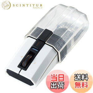 �y���������z�G���R�� �}�E�X Bluetooth (iOS�EiPadOS�Ή�) �[�d�� �É� �`���g�z�C�[��(���X�N���[��) �v���[�����[�h���� Ultimate Blue LED 4�{�^�� CapClip Pro �z���C�g M-CCP1BBWH