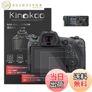 �y���������zkinokoo �f�W�^���J�����t���ی�t�B���� �t���v���e�N�^�[ Canon EOS R3/EOS R5/EOS R5C��p �t�����j�^�[�p�K���X�v���e�N�^�[0.25mm�ƕ\���o�l���p�����\�ی�t�C�����Z�b�g 3���Z�b�g