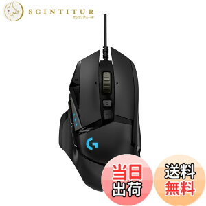 �y���������zLogicool G �Q�[�~���O�}�E�X G502 �L�� USB �ڑ� �}�E�X HERO 25K�Z���T�[ G502RGBhr LIGHTSYNC RGB 11�v���O�����{�^�� FPS / MMO / RPG �u���b�N PC windows mac �������K�i �y �t�@�C�i���t�@���^�W