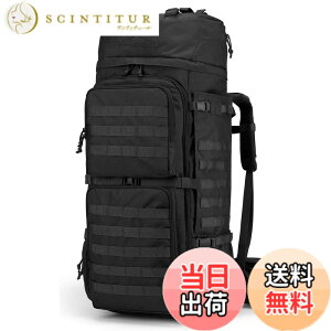 �y���������z[Mardingtop] 75L �~���^���[ �o�b�N�p�b�N ��e�� �o�R �����b�N �^�N�e�B�J�� �o�b�O MOLLE �R�p �����b�N�T�b�N �L�����v �g���b�L���O ���s �h�� ���C���J�o�[�t��